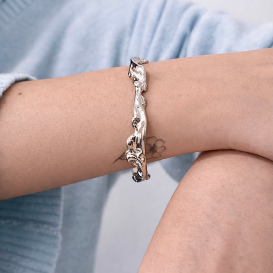 BRAZALETE GARRA PLATA