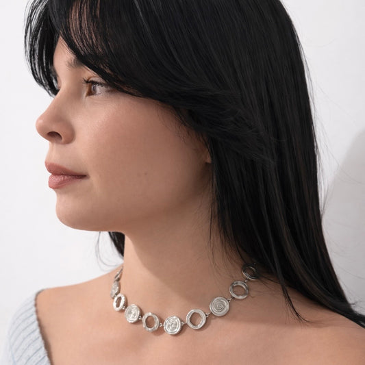 COLLAR FURIA PLATA