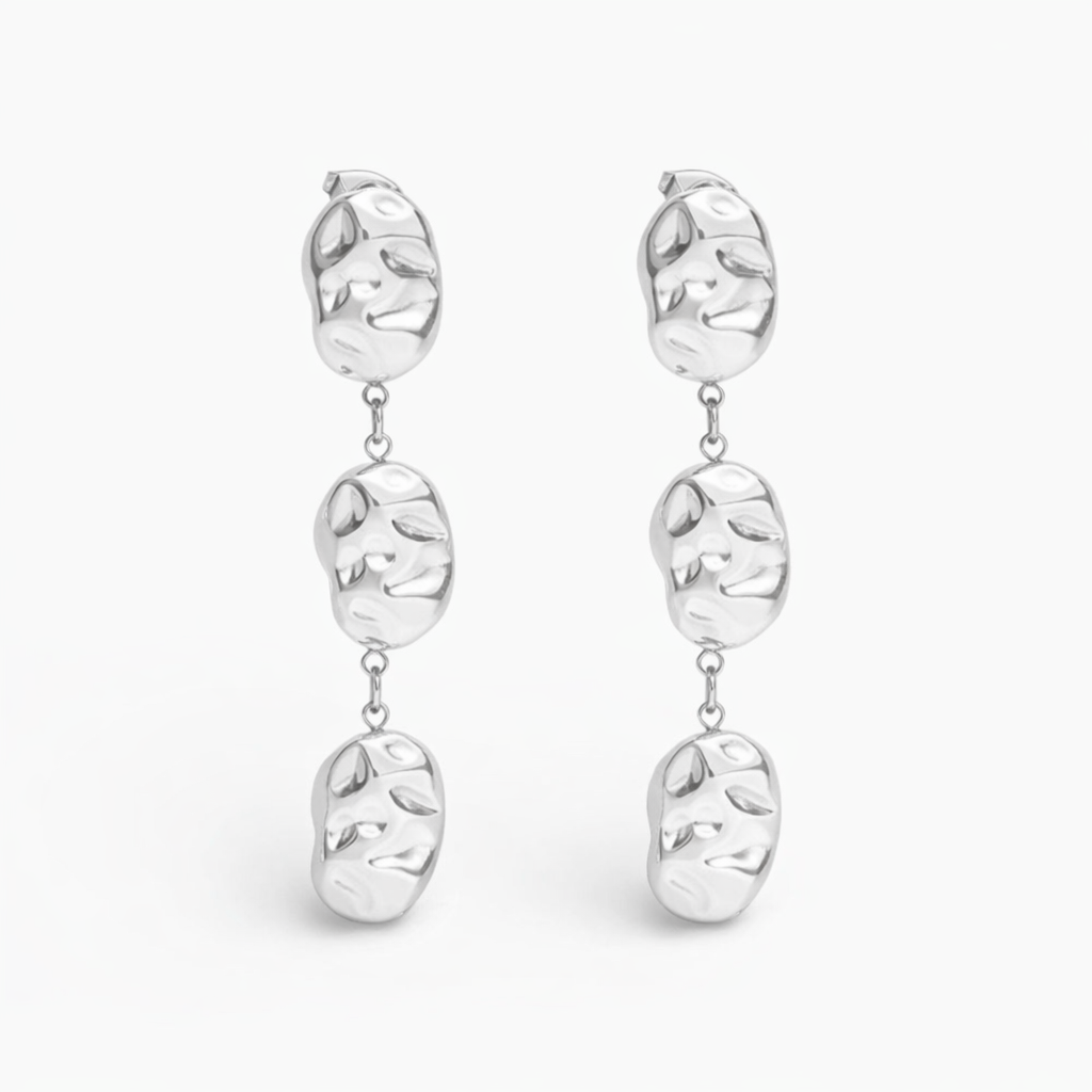 PENDIENTES KALMA PLATA